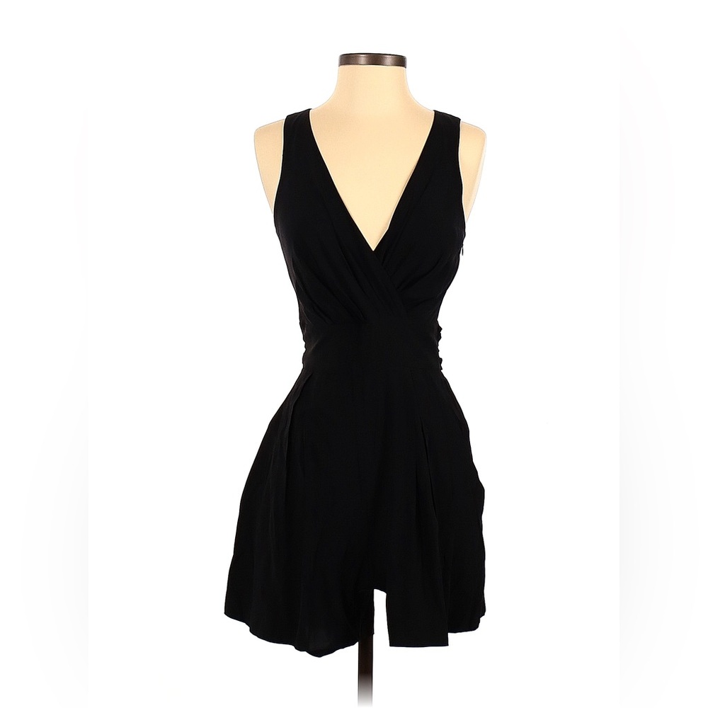 Theory Silky Black Romper Size 2